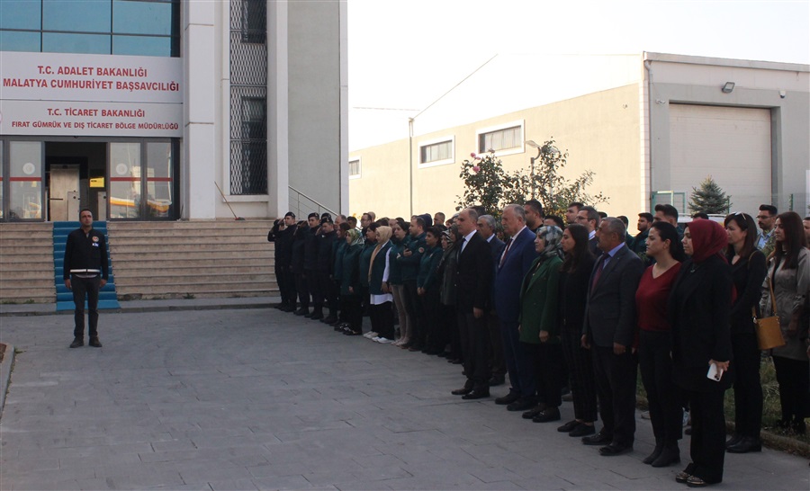 Bölge Müdürlüğümüzde 10 Kasım Atatürk’ü Anma Töreni Gerçekleştirildi
